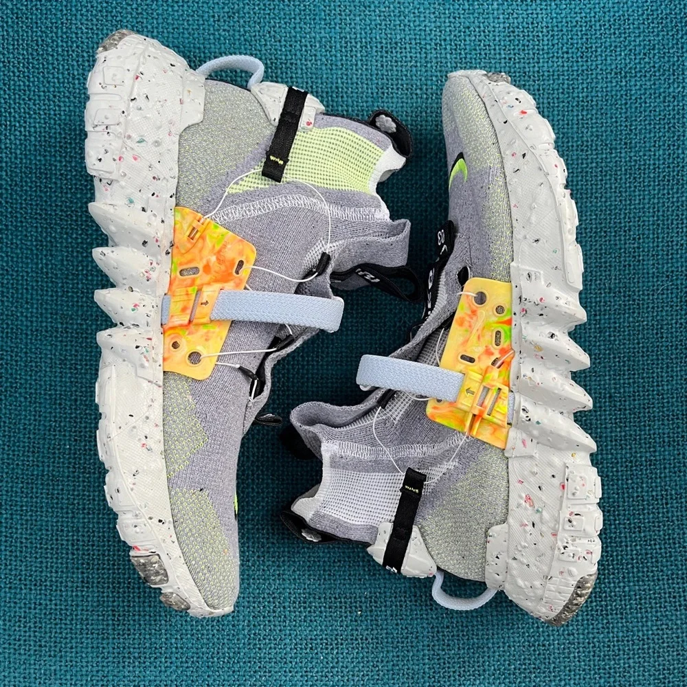 Men’s Nike Space Hippie 03 sneakers in the "Grey Volt" Size 9.5 - Picture 5 of 10